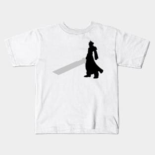 Cloud Giant Sword Silhouette Kids T-Shirt